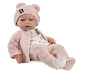 Guca 894 NEW BORN - realistická bábika bábätko s mäkkým látkovým telom - 36 cm / od 3 rokov