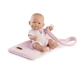 Guca 946 NEW BORN HOLČIČKA - realistická bábika bábätko s celovinylovým telom - 25 cm