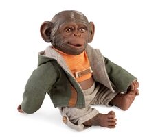 Guca 990 REBORN OPIČKA - realistická opička bábätko s celovinylovým telom - 32 cm / od 3 rokov