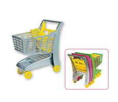 Androni Nákupný vozík so sedadlom sivá / od 12 mesiacov