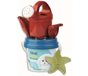 Androni RECYKLÁCIA Sada na piesok oceán s kanvičkou malá