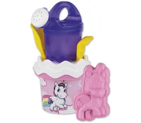 Androni Sada na piesok jednorožec s kanvičkou malá