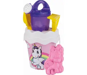 Androni Sada na piesok jednorožec s kanvičkou stredná