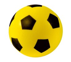 Androni Soft lopta žltá / priemer 12 cm / od 3 rokov