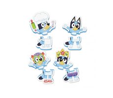 Toomies Bluey - Puzzle vodolepky do vane / od 2 rokov