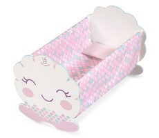 DeCuevas Drevená kolíska pre bábiky s doplnkami Ocean Fantasy 2021 / od 3 rokov