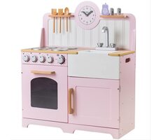 Tidlo Drevená kuchynka Country ružová