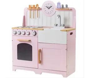 Tidlo Drevená kuchynka Country ružová