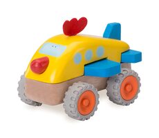 Wonderworld Drevené Mini lietadlo kura