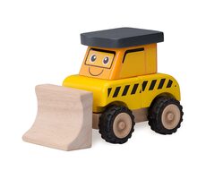 Wonderworld Drevený mini buldozer