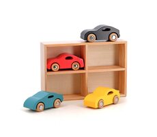 Vilac Sada 4 drevených autíčok Super Vilacity