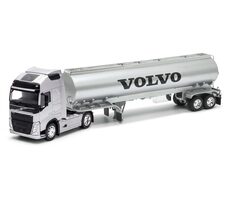 Welly VOLVO FH OIL TANKER 1:32 strieborná