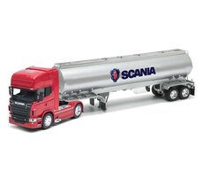 Welly SCANIA V8 R730 OIL TANKER 1:32 červená