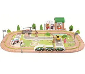 2Kids Toys Vláčikodráha Dedina 110 dielov