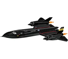 Cobi 5890 Lockheed SR-71 Blackbird EXECUTIVE EDITION / 1424 kociek / 2 figúrky / 1:48 / od 9 rokov