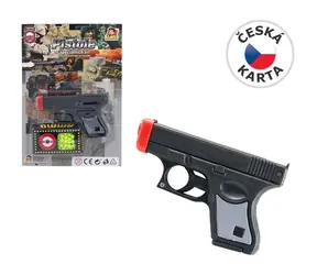 MaDe 65327 Pištoľ s guličkami na karte čierna / od 3 rokov