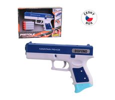 MaDe Pištoľ so softovými nábojmi / 8 ks / od 3 rokov