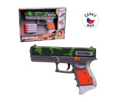 MaDe Pištoľ so softovými nábojmi / 8 ks / 18,5 x 3 x 13 cm / od 3 rokov