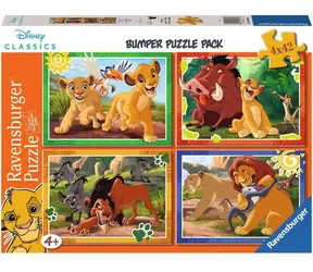 Ravensburger Disney: Leví kráľ / 4x42 dielikov / od 4 rokov