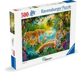 Ravensburger Oáza tigrov / 500 dielikov / od 14 rokov