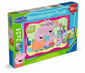 Ravensburger Prasiatko Peppa / 2x24 dielikov / od 4 rokov
