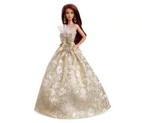 Mattel JBH97 Barbie - Vianočná bábika hnedovláska 2025 / od 3 rokov 