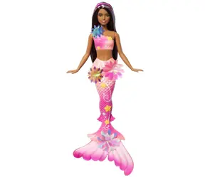 Mattel JDM73 Barbie Dreamtopia - Kúzelná kvetinová morská panna - tmavovláska / od 3 rokov 