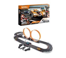 MaDe Autodráha s lopingom, 685 cm / 170 x 85 x 36 cm / USB napájanie / od 8 rokov