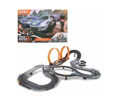 MaDe Autodráha s lopingami / 163 x 98 x 15 cm / USB napájanie / od 8 rokov