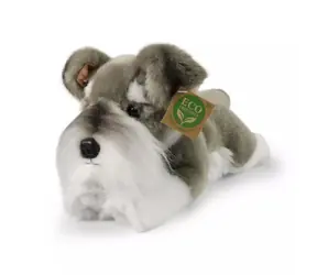 Rappa Plyšový pes bradáč ležiaci 28 cm / ECO-FRIENDLY / od 0 rokov