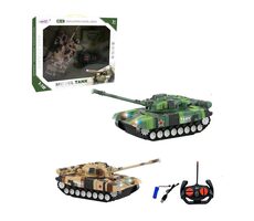 MaDe 16041Tank na diaľkové ovládanie svetlo a zvuk / 11,5 x 20 x 9 cm / od 3 rokov