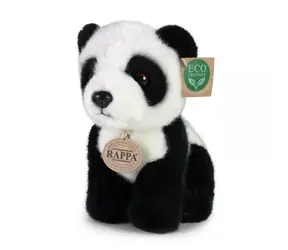 Rappa Plyšová panda sediaca 18 cm / ECO-FRIENDLY / od 0 rokov