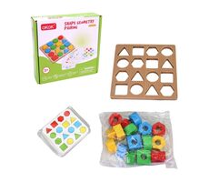 MaDe 20268 Drevená hra náučná / 17 x 16 x 4,5 cm / od 3 rokov