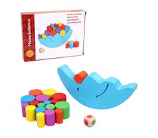 MaDe 20272 Drevené valčeky s mesiacom / od 3 rokov