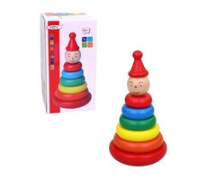 MaDe 20370 Drevené krúžky / 17 cm / od 3 rokov