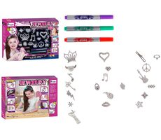 MaDe 15748 Súprava bižutérie na vyfarbenie / 35 x 4 x 26 cm / od 6 rokov