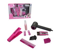 MaDe 21025 Fén s príslušenstvom čierny / od 3 rokov