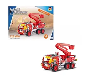 MaDe 08340 Malý mechanik hasičské auto s plošinou