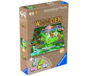 Ravensburger Drevené puzzle Jednorožec /44 dielikov/ od 6 rokov