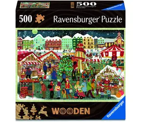 Ravensburger Drevené puzzle Kúzlo Vianoc