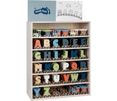 Small Foot Displej Polárny vláčik abeceda 180 ks / od 2 rokov