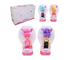 MaDe 16818 Bábika 4 farby / 12 kusov v boxe / 16 cm / od 3 rokov