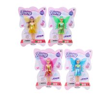 MaDe 16820 Bábika víla 4 farby / 15,5 cm / od 3 rokov