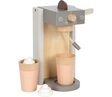 Small Foot Drevený kávovar s príslušenstvom Tasty sivá / od 3 rokov