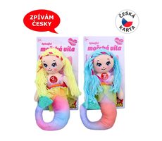 MaDe 15648 Bábika textilná morská panna / 38 cm / od 3 rokov