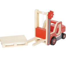 Small Foot Drevený vysokozdvižný vozík s paletou / od 2 rokov