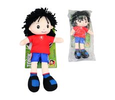 MaDe Textilná bábika Toník futbalista Český hlas, karta / 40 cm / od 3 rokov
