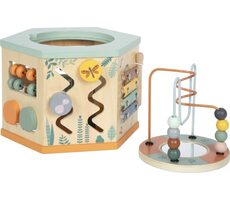 Small Foot Motorická kocka so 7 hracími plochami Safari / od 12 mesiacov