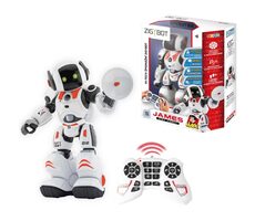 MaDe 20778 Robot Zigybot James, špión, programovací, 20 funkcií / 33 x 25 x 13 cm / od 5 rokov