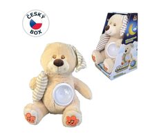 MaDe 01886 Medvedík Brumlík na spanie, svetlo, zaspávacia melódia / 30cm / od 0+